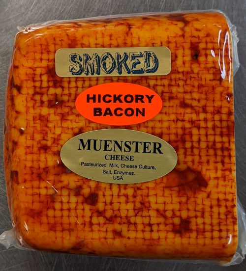 Hickory Smoked Bacon Muenster 1lb.